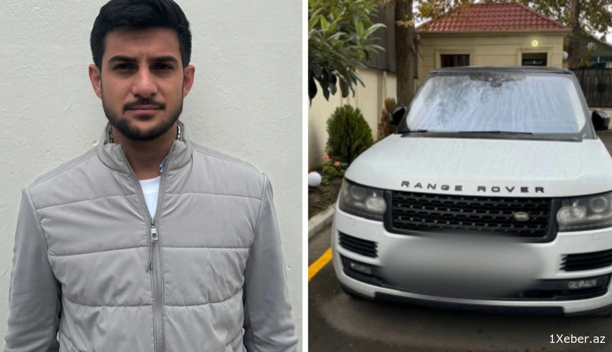 "Range Rover" sürücüsü "narkoman" çıxdı