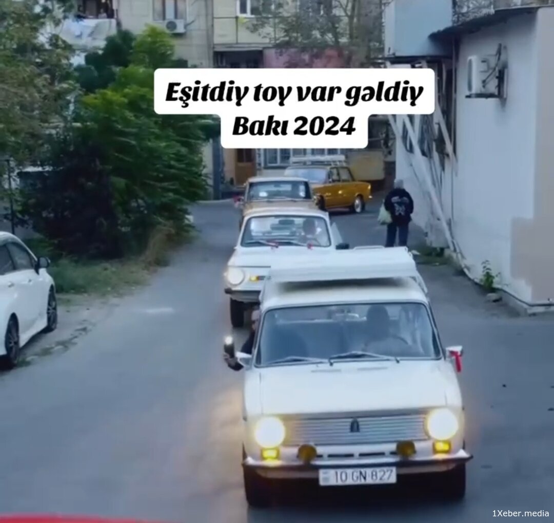 Bakıda maraqlı toy karvanı