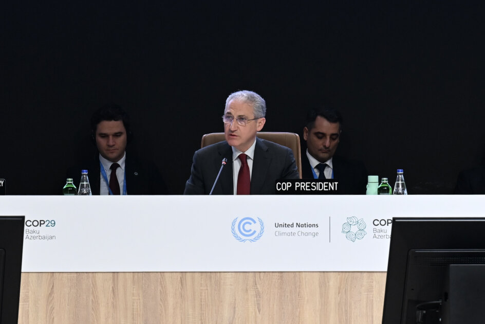 COP29-da danışıqlar qruplarının iştirakı ilə Qurultay olub