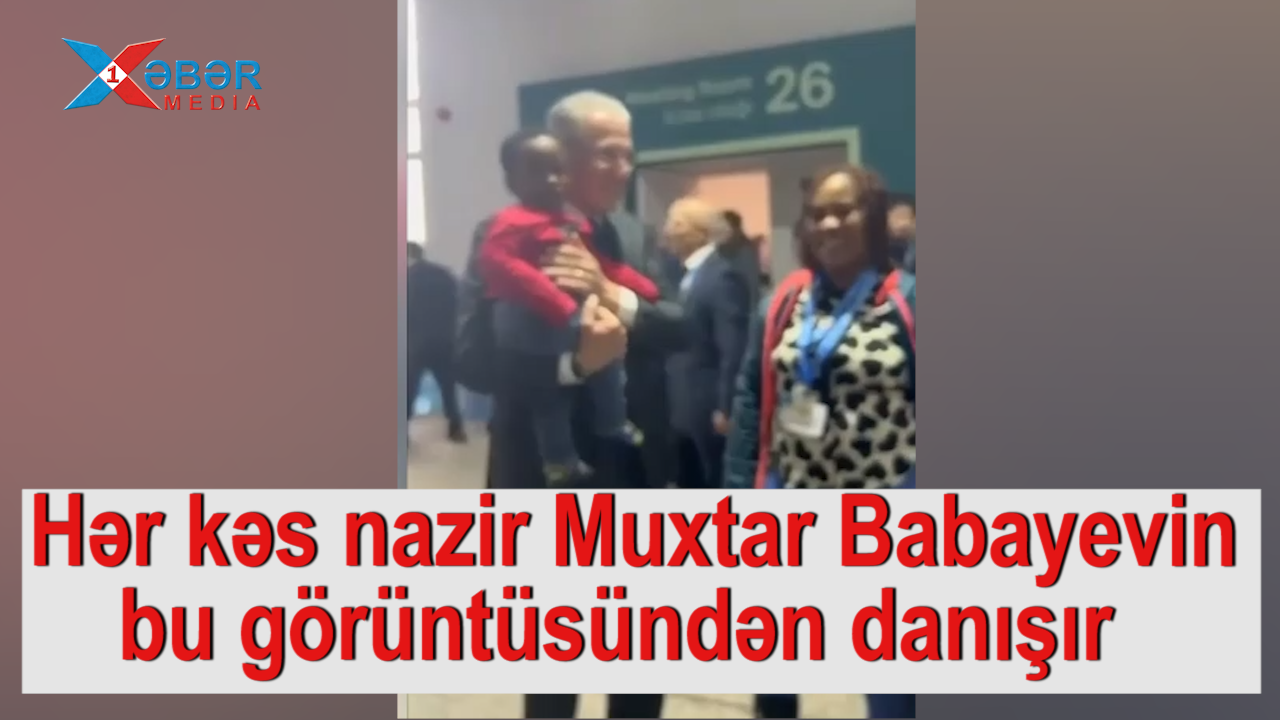 Hər kəs nazir Muxtar Babayevin bu görüntüsündən danışır