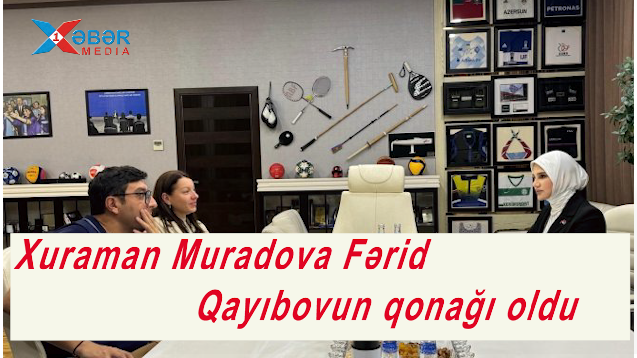 Xuraman Muradova Fərid Qayıbovun qonağı oldu