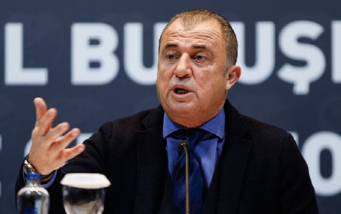 Fatih Terim Bakı Olimpiya Stadionunda - Fotolar