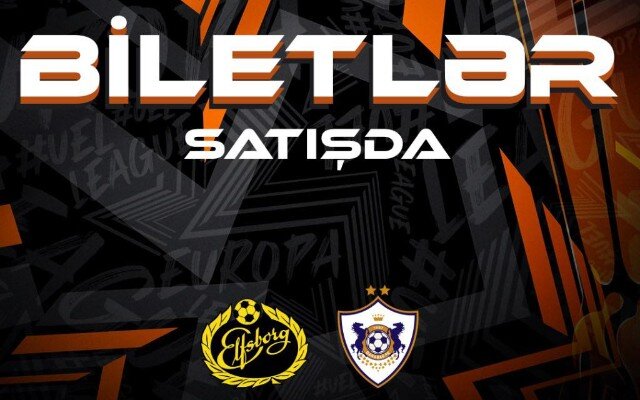 “Elfsborg" - “Qarabağ” oyununa biletlər satışa çıxarılır