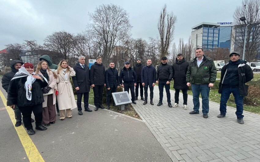 Kişineuda “Xarıbülbül” Azərbaycan-Moldova Dostluq xiyabanı salınıb