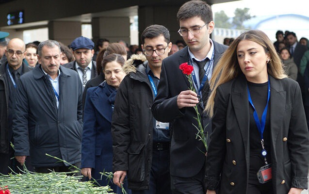 Xatirələri Bakı aeroportunda anılır - Fotolar