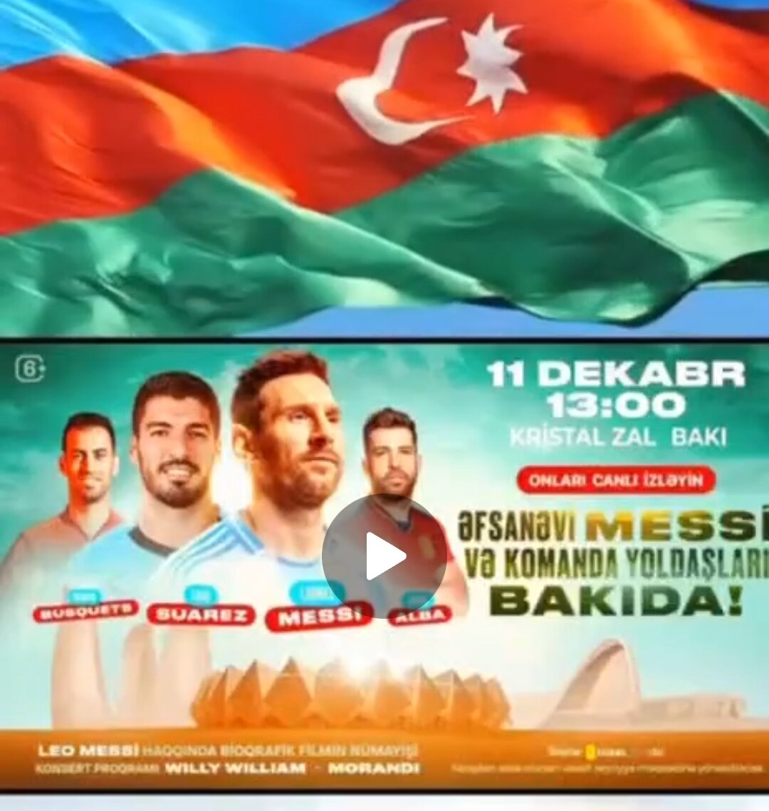 Messi Bakıdan video paylaşdı