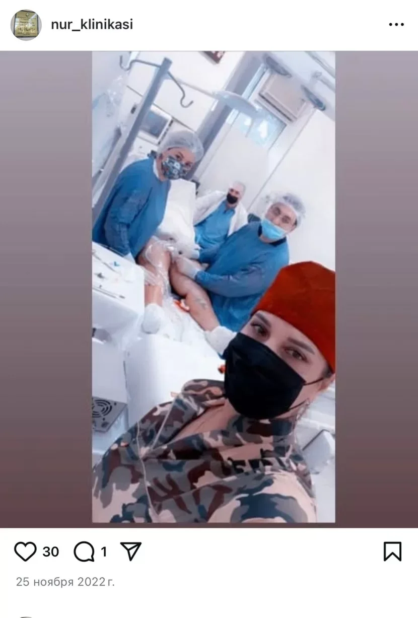 Daha bir səhiyyə "BİABIRÇILIĞI"-“Nur Klinika”sında pasientlə yarıçılpaq selfie çəkdilər