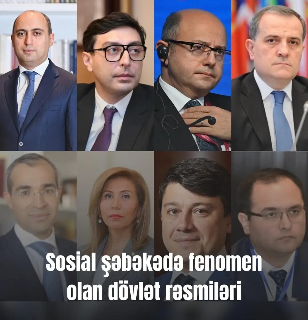 Sosial şəbəkə hesabı olan nazirlər - Ən çox izləyicisi olanlar KİMLƏRDİ...