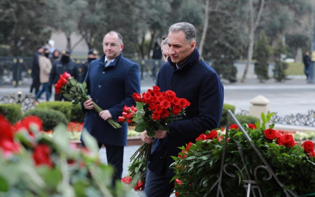 Nazir Rəşad Nəbiyev Xocalı abidəsini ziyarət etdi