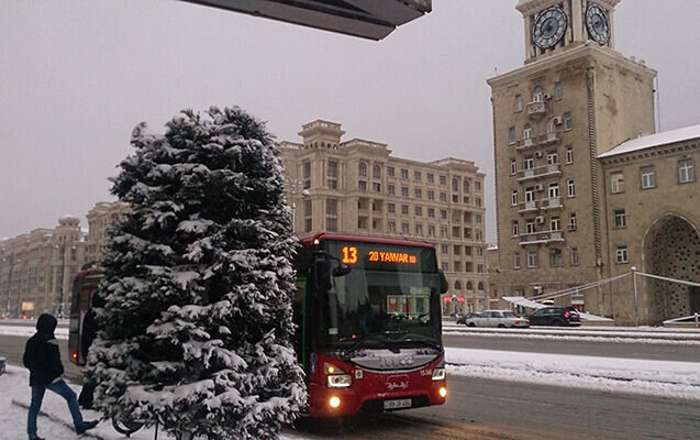 Bu gün avtobuslar bu saata kimi işləyəcək