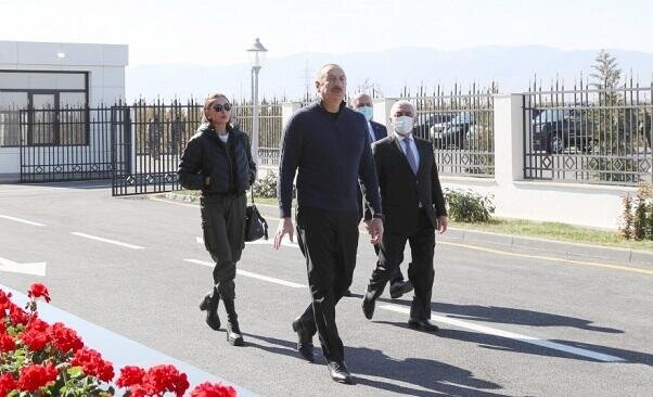 Prezident və xanımı Ağdamda...