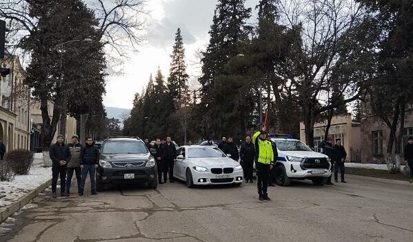Xankəndidə bir dəqiqəlik sükut…