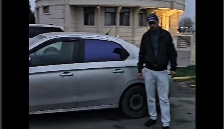 Narkotikin təsiri altında olan sürücü saxlanıldı