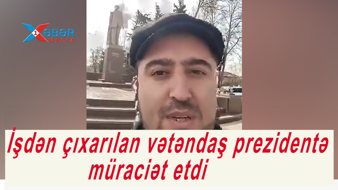 İşdən çıxarılan 1-ci qrup əlil prezidentə müraciət etdi-VİDEO