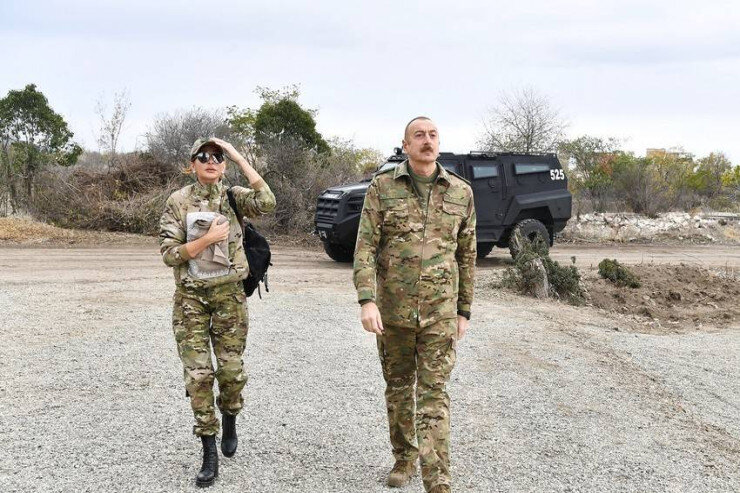 Prezident və xanımı Qarabağdadır