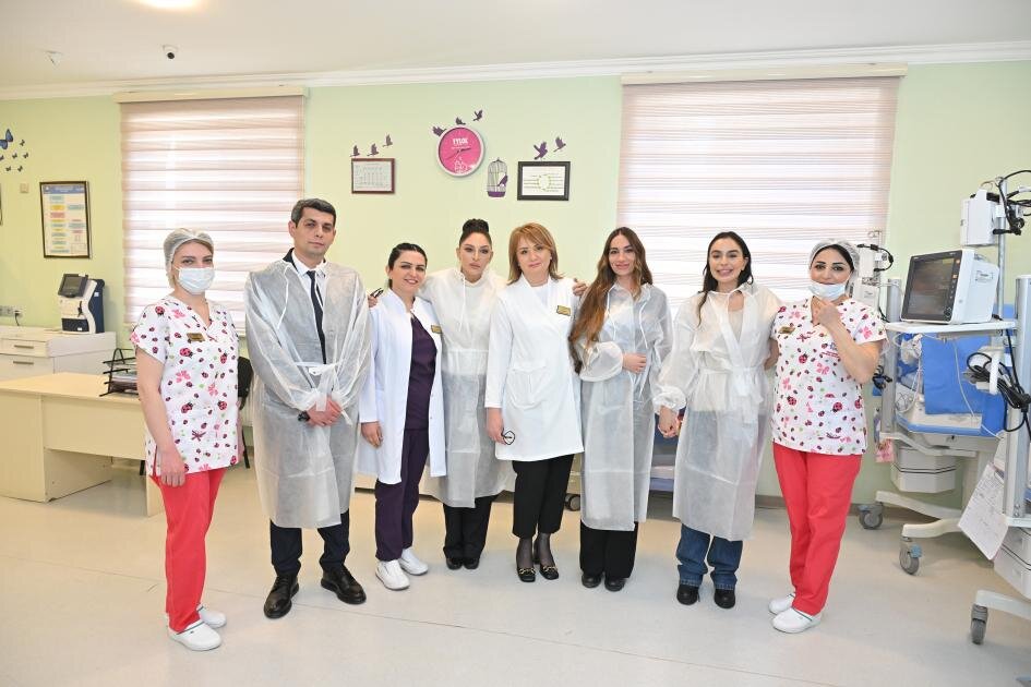 Birinci vitse-prezident Gəncə Şəhər Birləşmiş Xəstəxanasının Perinatal Mərkəzində olub
