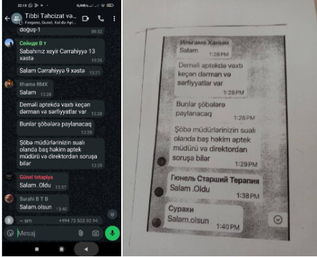 Şok tapşırıq: Köhnə dərmanları şöbələrə paylayın