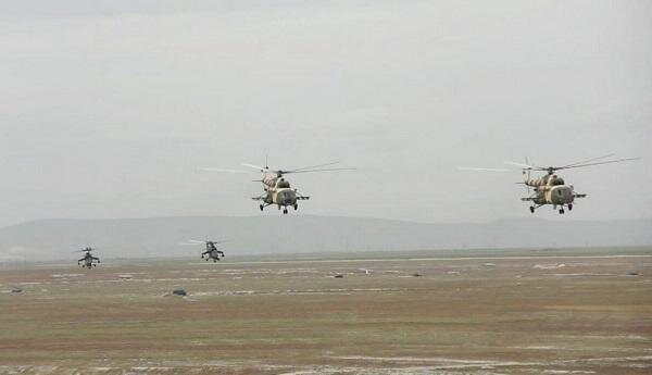 Helikopterlərimiz havaya qaldırıldı