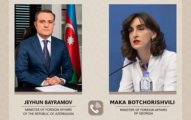 Azərbaycan və Gürcüstan XİN başçıları danışdı