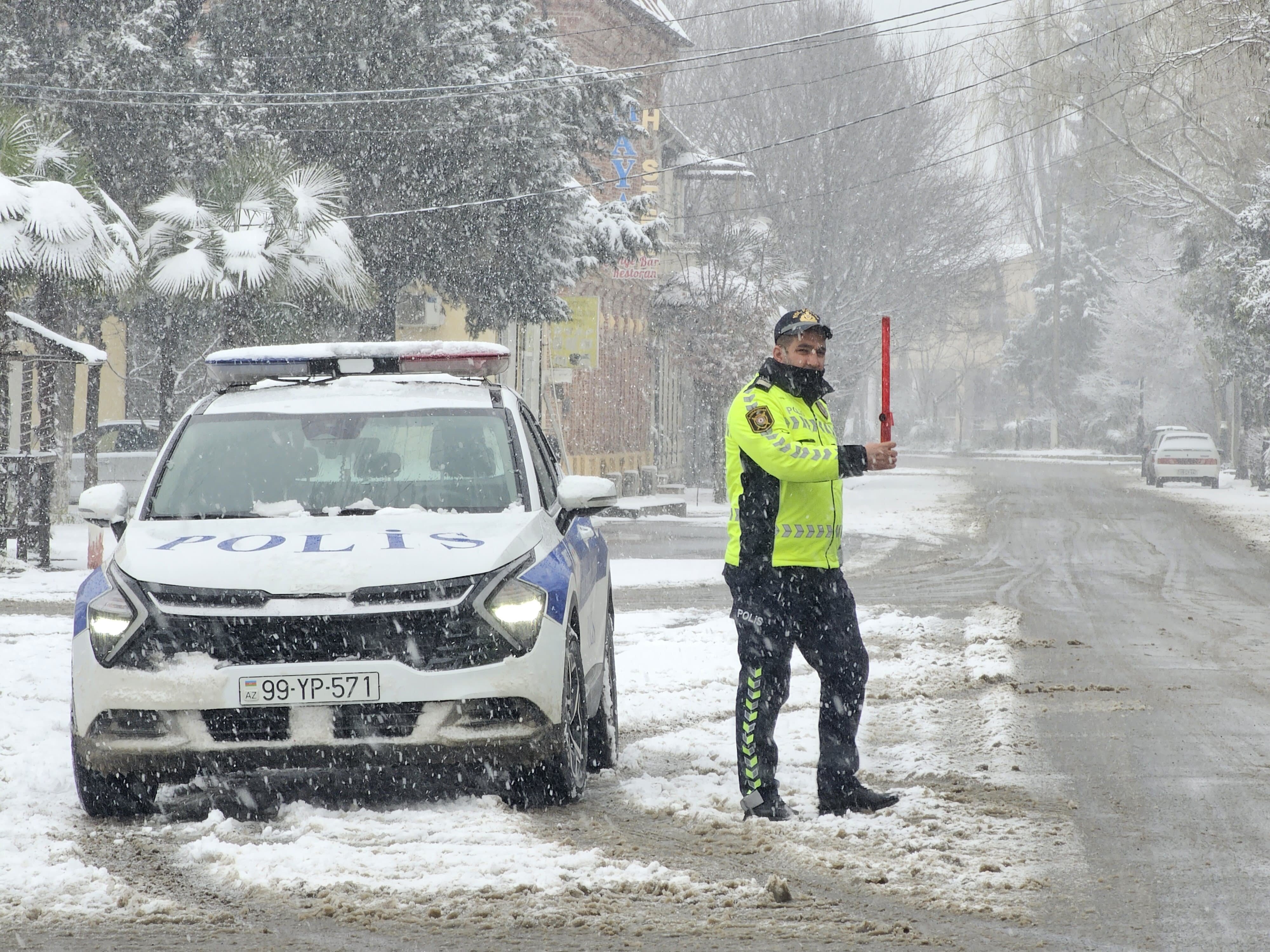 Lənkəran polisi iş başında