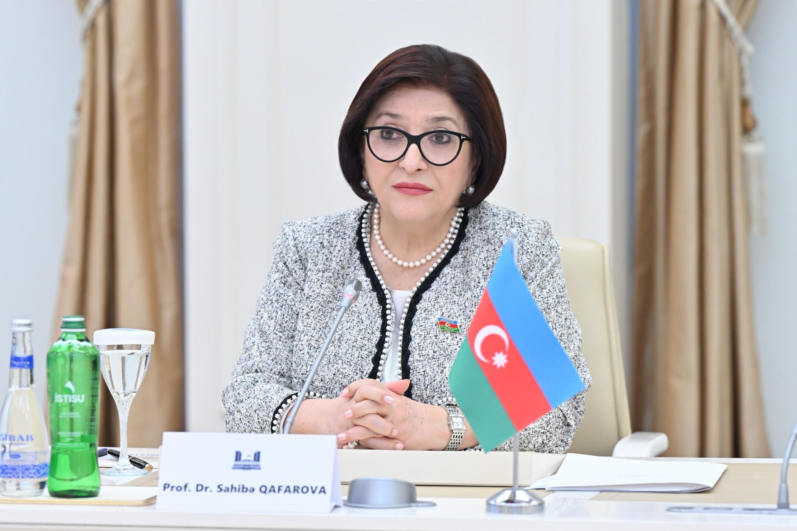 Sahibə Qafarova Pakistan Senatının sədri ilə görüşdü
