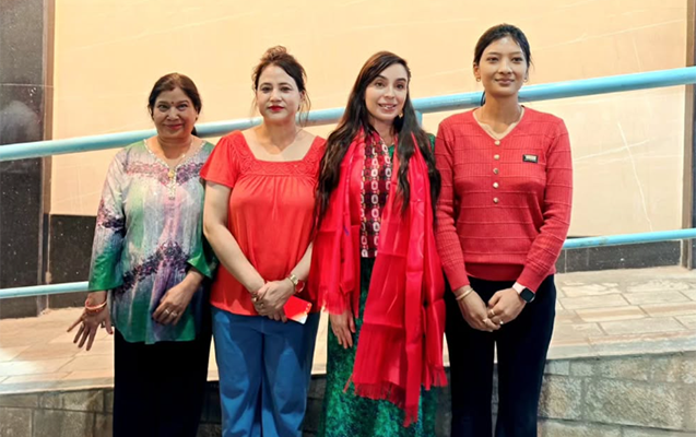Leyla Əliyeva Nepalda