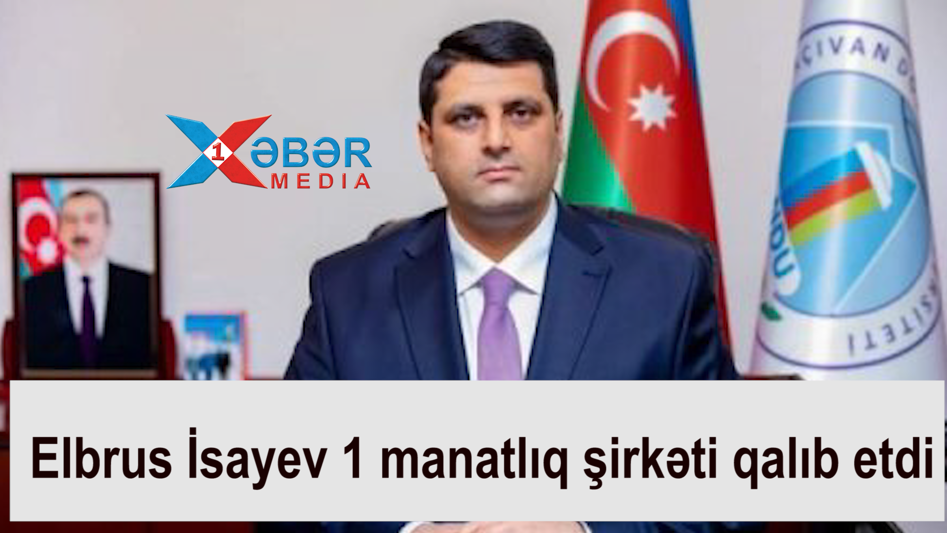Elbrus İsayev 1 manatlıq şirkəti qalıb etdi-VİDEO