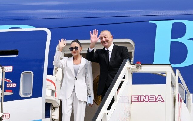 Prezident və xanımı Türkiyəyə getdi