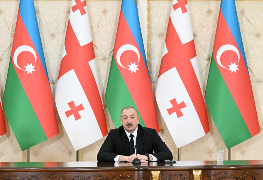 Prezident İlham Əliyev: Avropanın enerji təhlükəsizliyini Azərbaycansız, Gürcüstansız təsəvvür etmək mümkün deyil (TAM BƏYANAT)