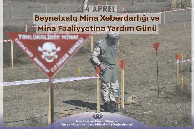 Bu gün Beynəlxalq Mina Xəbərdarlığı və Mina Fəaliyyətinə Yardım Günüdür