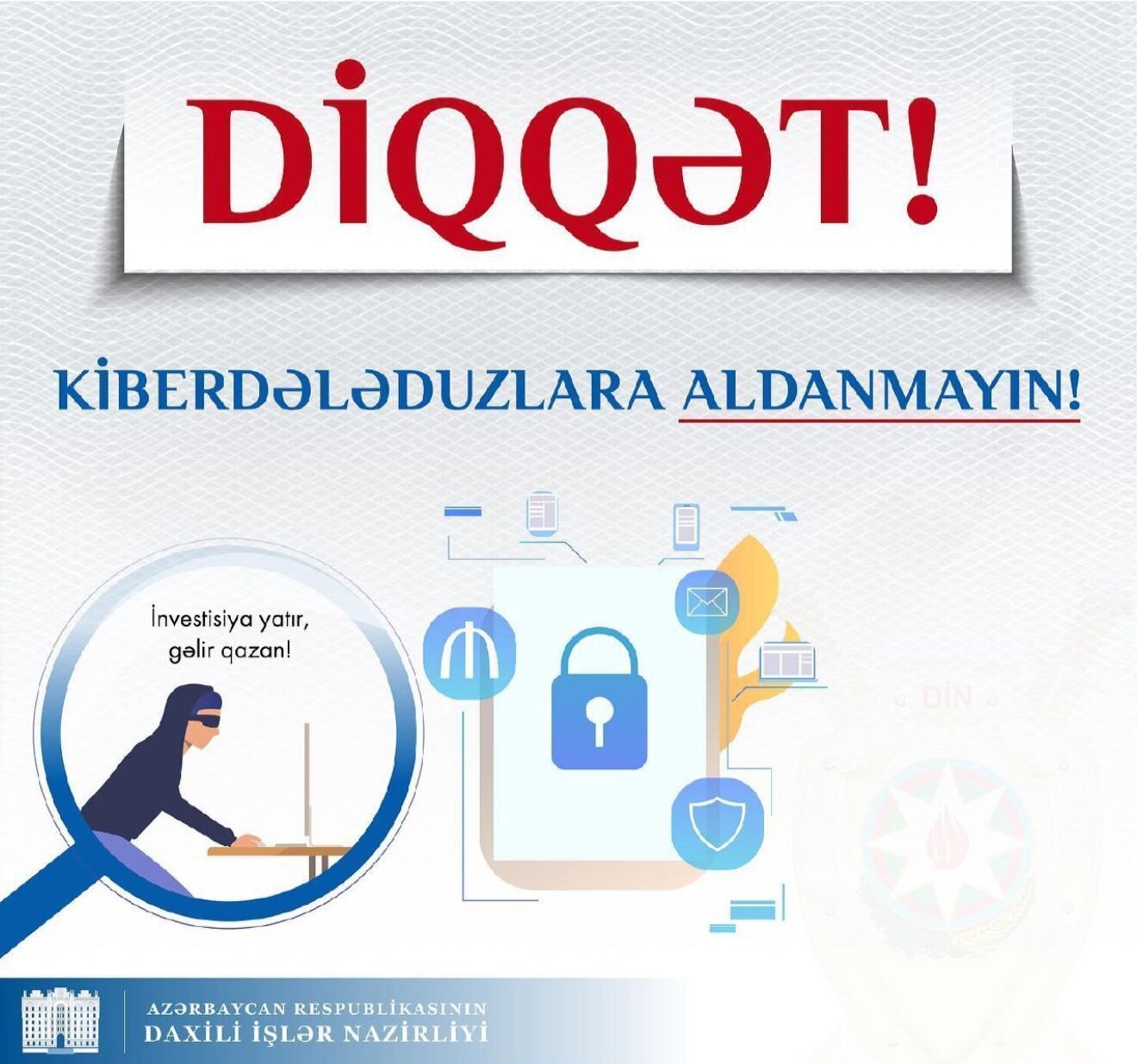 Vətəndaş nə qədər ehtiyatsızdır, bank kartları talanacaqdır-DİN-dən ÇAĞIRIŞ