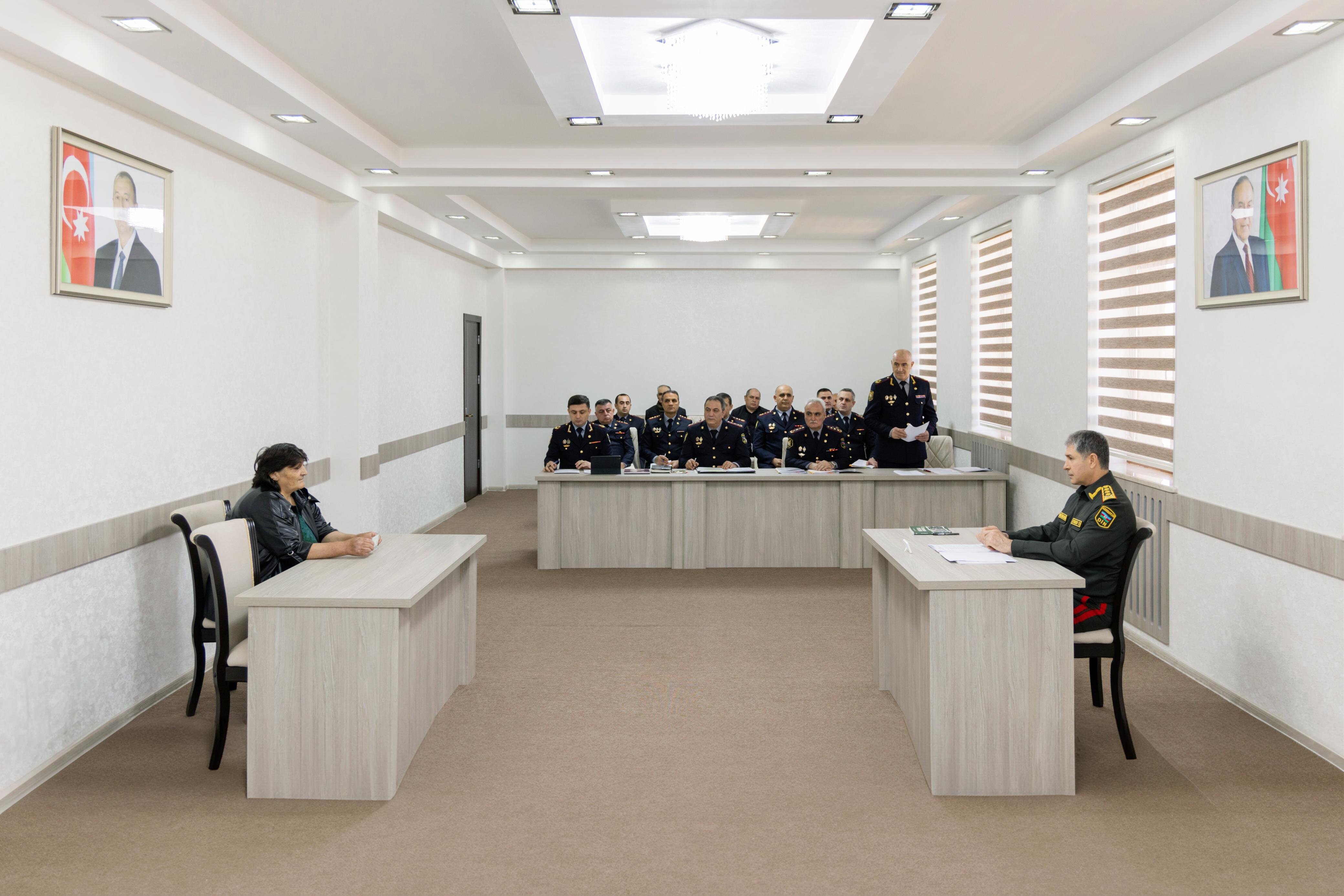 Daxili işlər naziri Tovuzda vətəndaş qəbulu və sıra baxışı keçirib