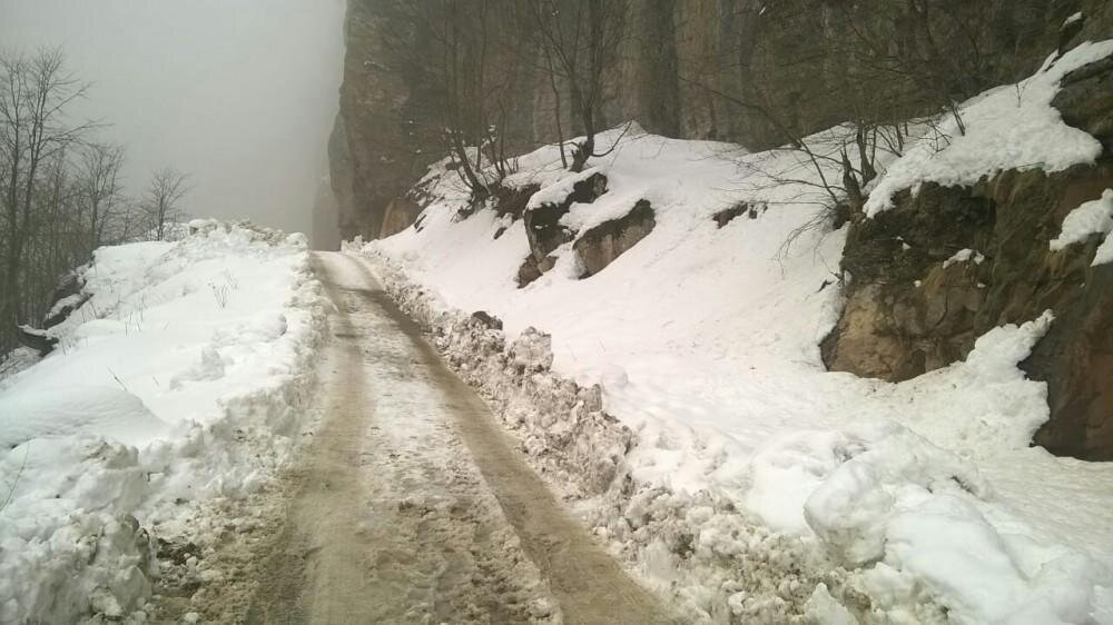 Quba-Xınalıq yolu bağlandı