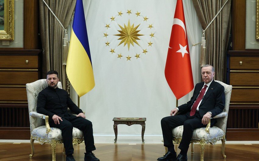 Ərdoğan: Zelenski ilə Rusiya-Ukrayna müharibəsini ədalətli sülh əsasında bitirmək səylərindən danışdıq