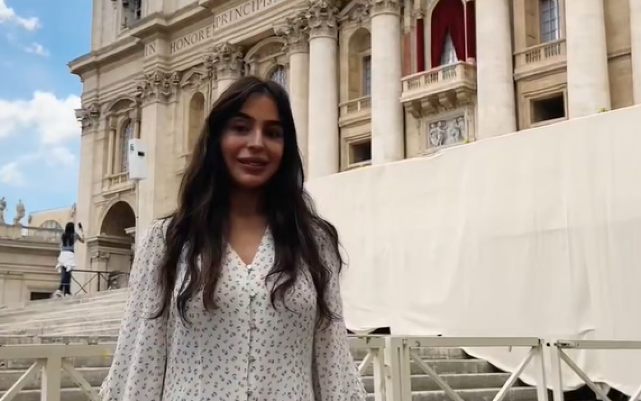 Leyla Əliyeva İtaliya səfərindən görüntülər paylaşdı