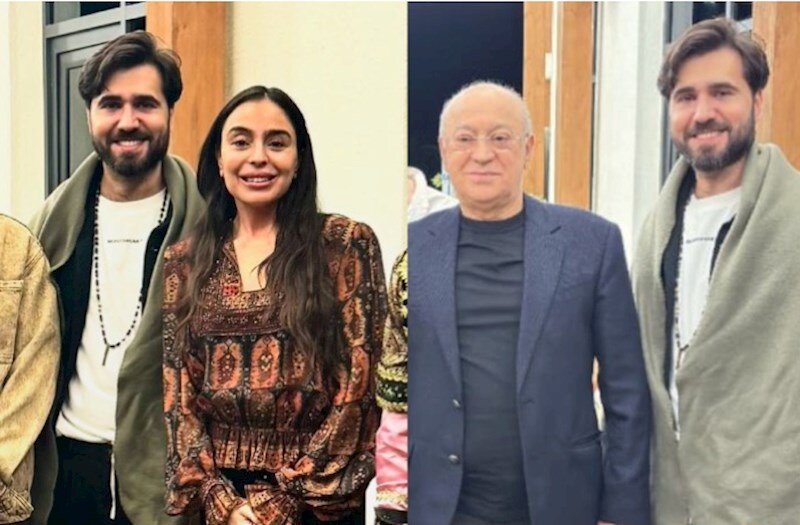Çingiz Leyla Əliyeva və Kəmaləddin Heydərovla bir arada