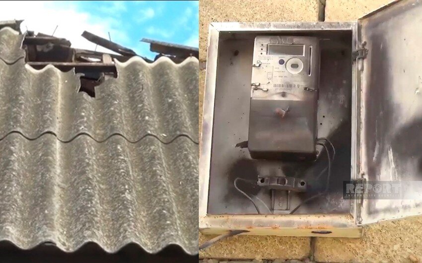 Biləsuvar rayonunda fərdi evi ildırım vurub.