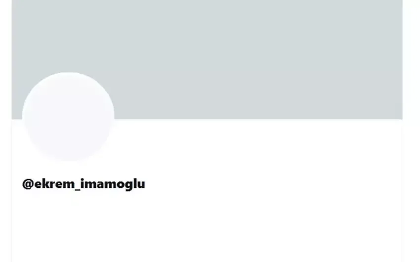 Əkrəm İmamoğlunun X hesabı əngəlləndi
