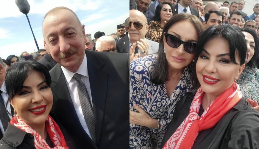 Samirə Prezident və Birinci xanımla bir arada