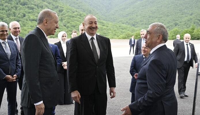 Əliyevlə Ərdoğan Kəlbəcər-Laçın avtomobil yolunda... 