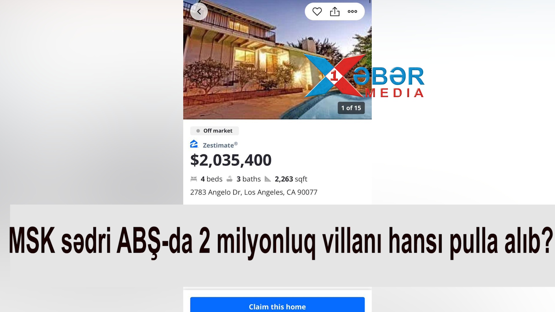 Pənahov ABŞ-da 2 milyonluq villanı hansı pulla alıb?-VİDEO