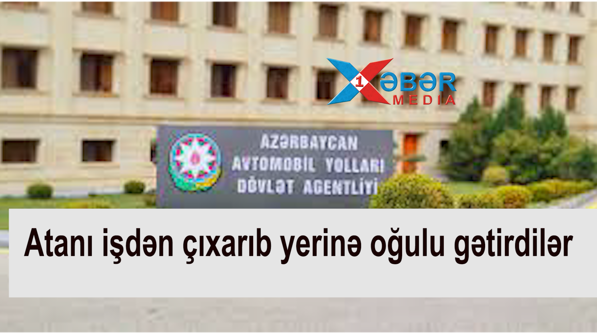 Rəisi işdən çıxarıb yerinə oğlunu təyin etdi-VİDEO