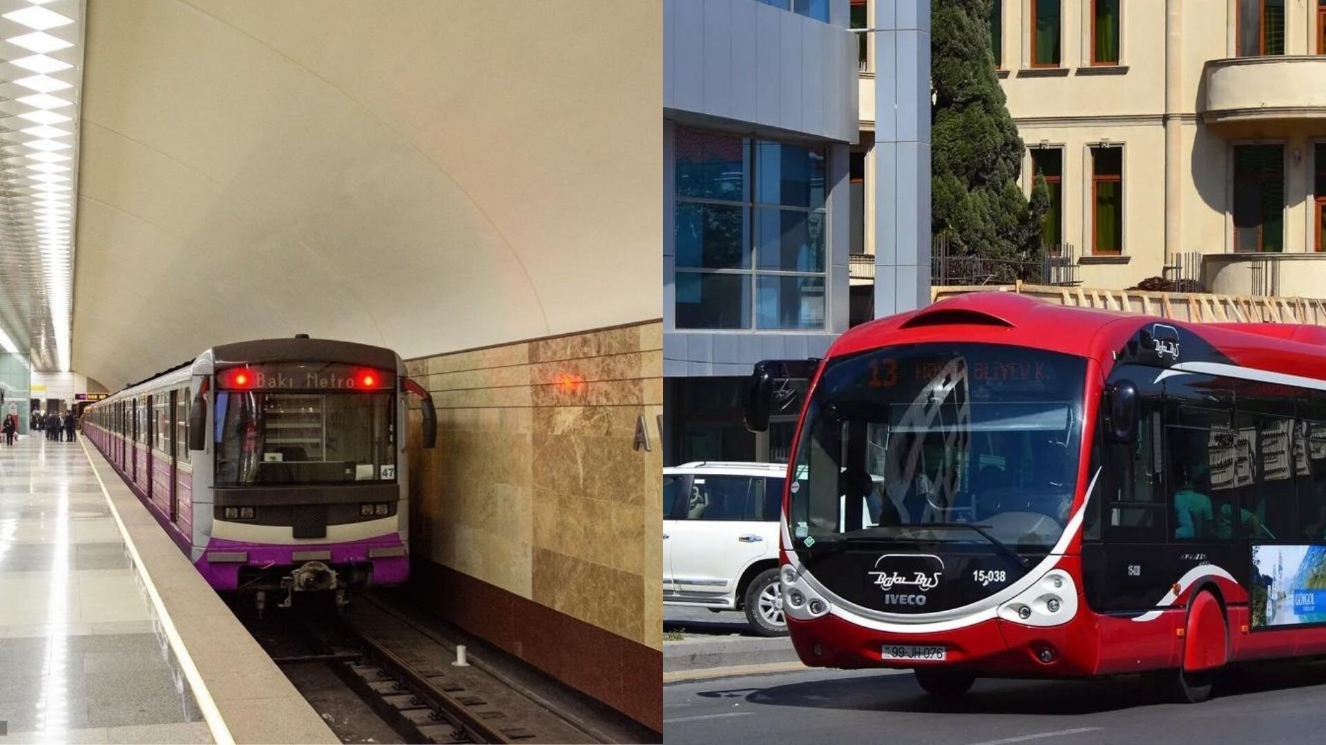Metro və avtobuslarla bağlı ŞAD XƏBƏR