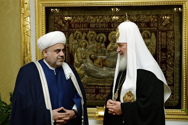 Patriarx Kirill Allahşükür Paşazadə ilə görüşdü