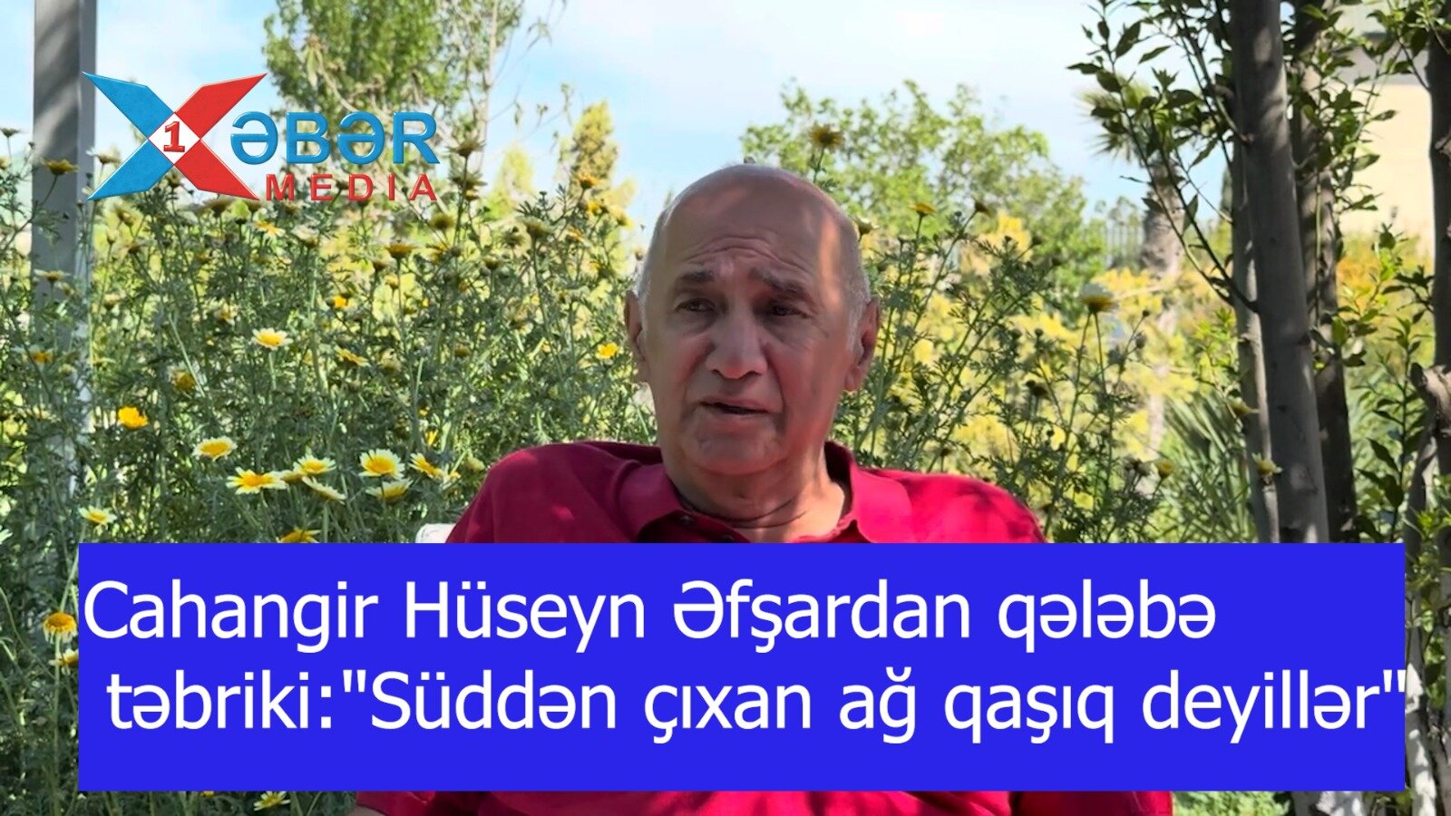 Cahangir Hüseyn Əfşardan qələbə təbriki:"Süddən çıxan ağ qaşıq deyillər"-VIDEO