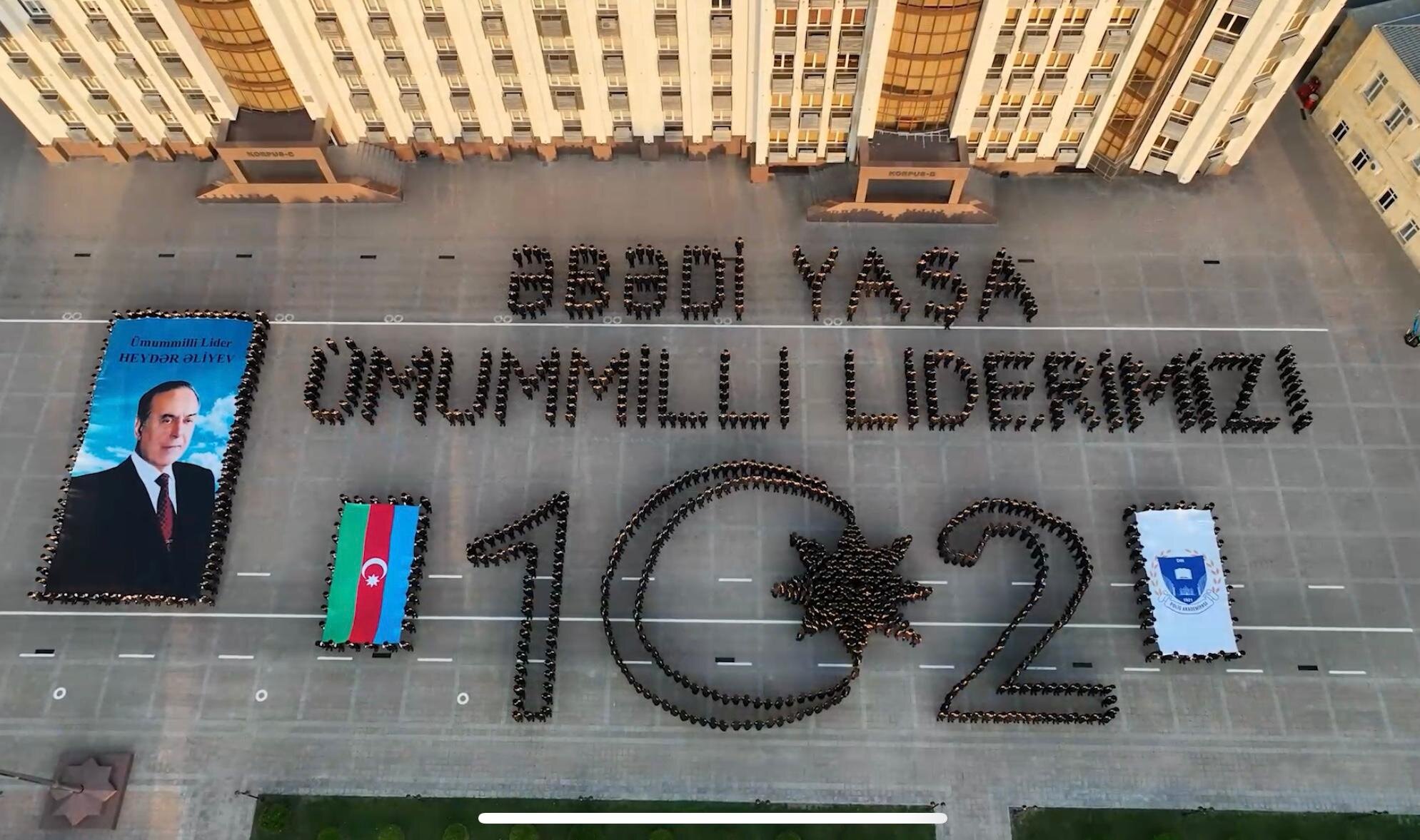 Polis Akademiyasının kursantlarından növbəti fləşmob