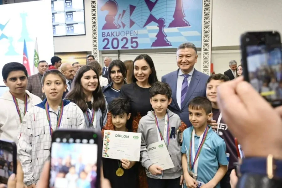 Leyla Əliyeva “Baku Open-2025”-in bağlanış mərasimində