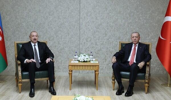 İlham Əliyevlə Ərdoğan görüşdü