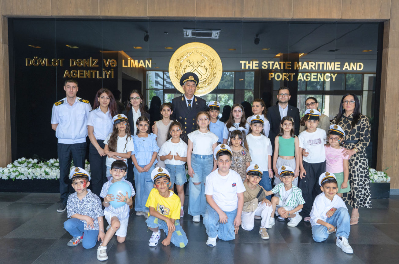 Dövlət Dəniz və Liman Agentliyində 1 iyun-Uşaqların Beynəlxalq Müdafiəsi Günü münasibətilə şəhid övladları üçün bayram tədbiri keçirilib