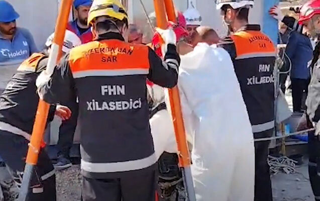 “Lyuk”a düşən kişinin axtarışları davam edir - Video